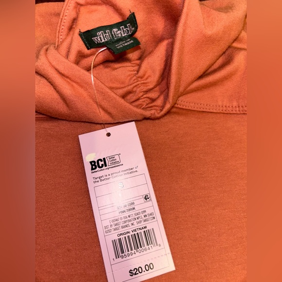 Peach/orange cotton dress from target - Picture 3 of 3